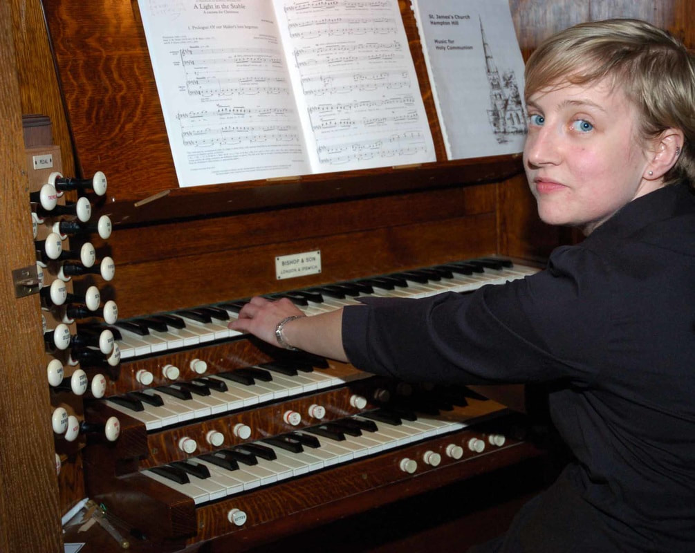 Hannah Parry, concert organist, organ,